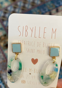 Boucles d'oreilles Pastel